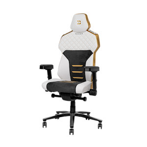 Backforce One Plus weiß/gold Gaming Stuhl